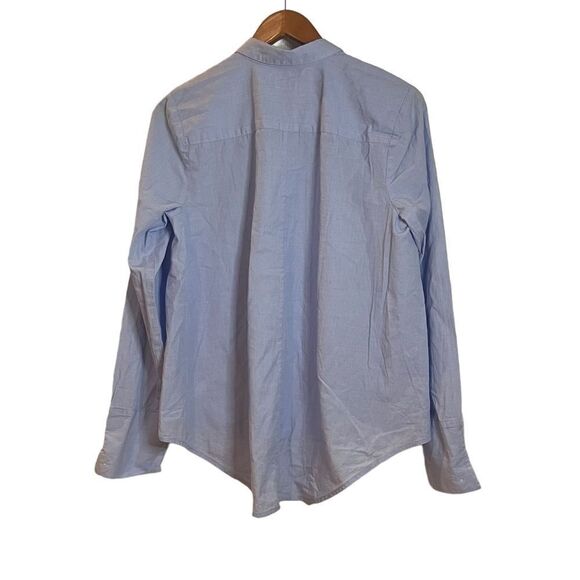 J. Jill light blue button down shirt. Size medium - Picture 7 of 9